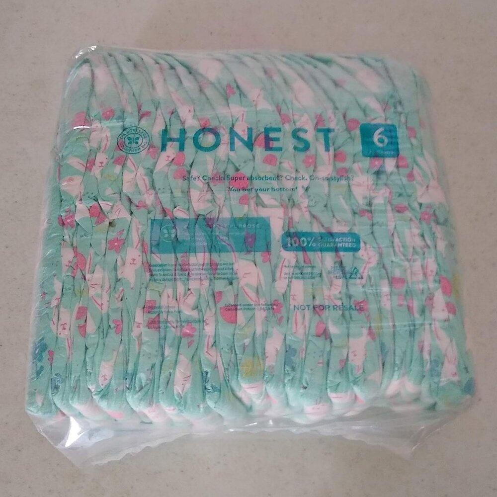 Honest Diaper size 6 New